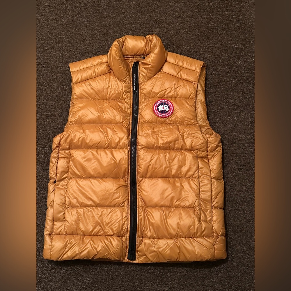Brand New With Tags Men’s Canada Goose Crofton Vest Gold Medium